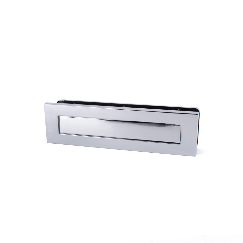 Timber Series 12 Inch Architecture Letterplate - Hardex Chrome